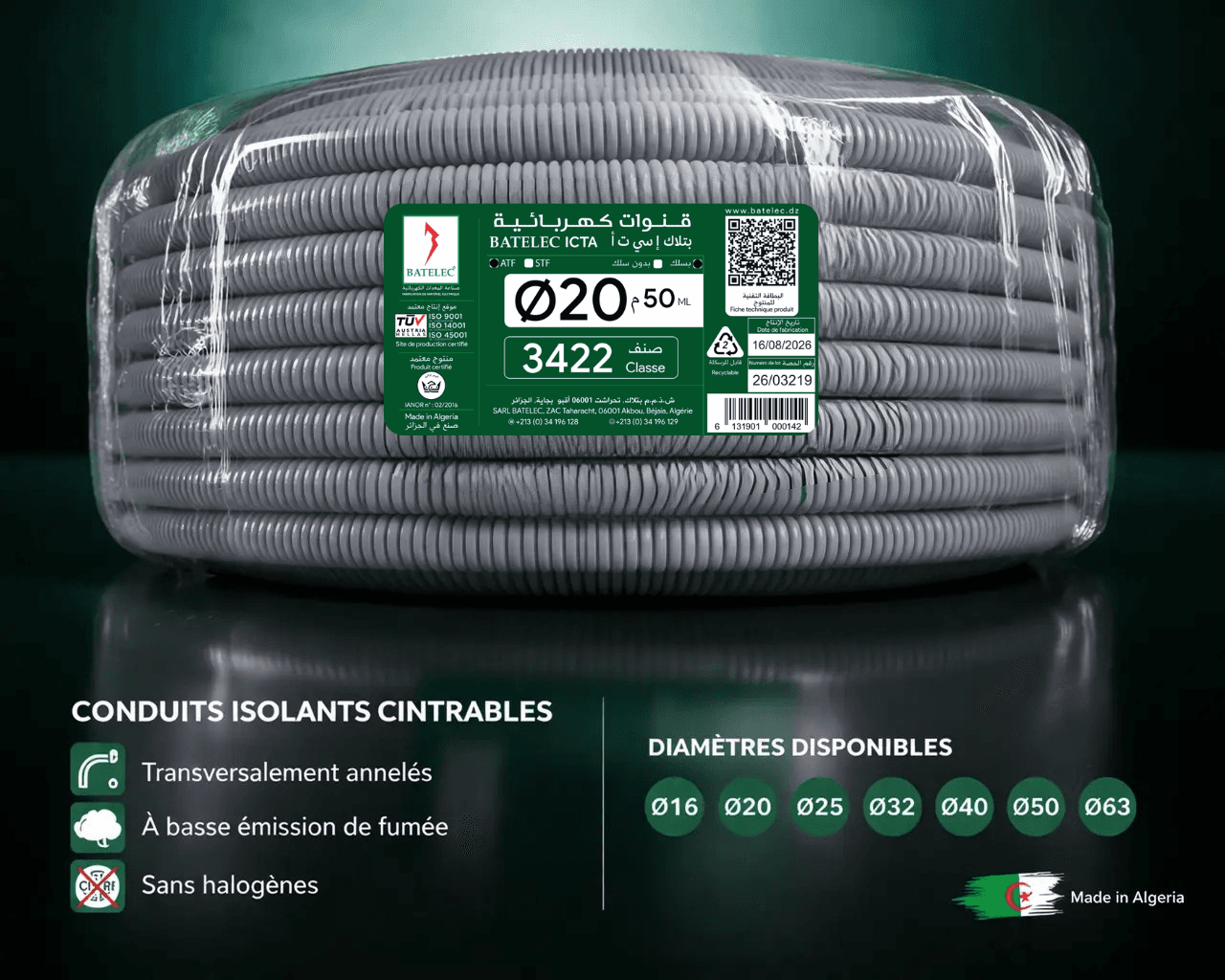 Conduits annelés ICTA 3422 2