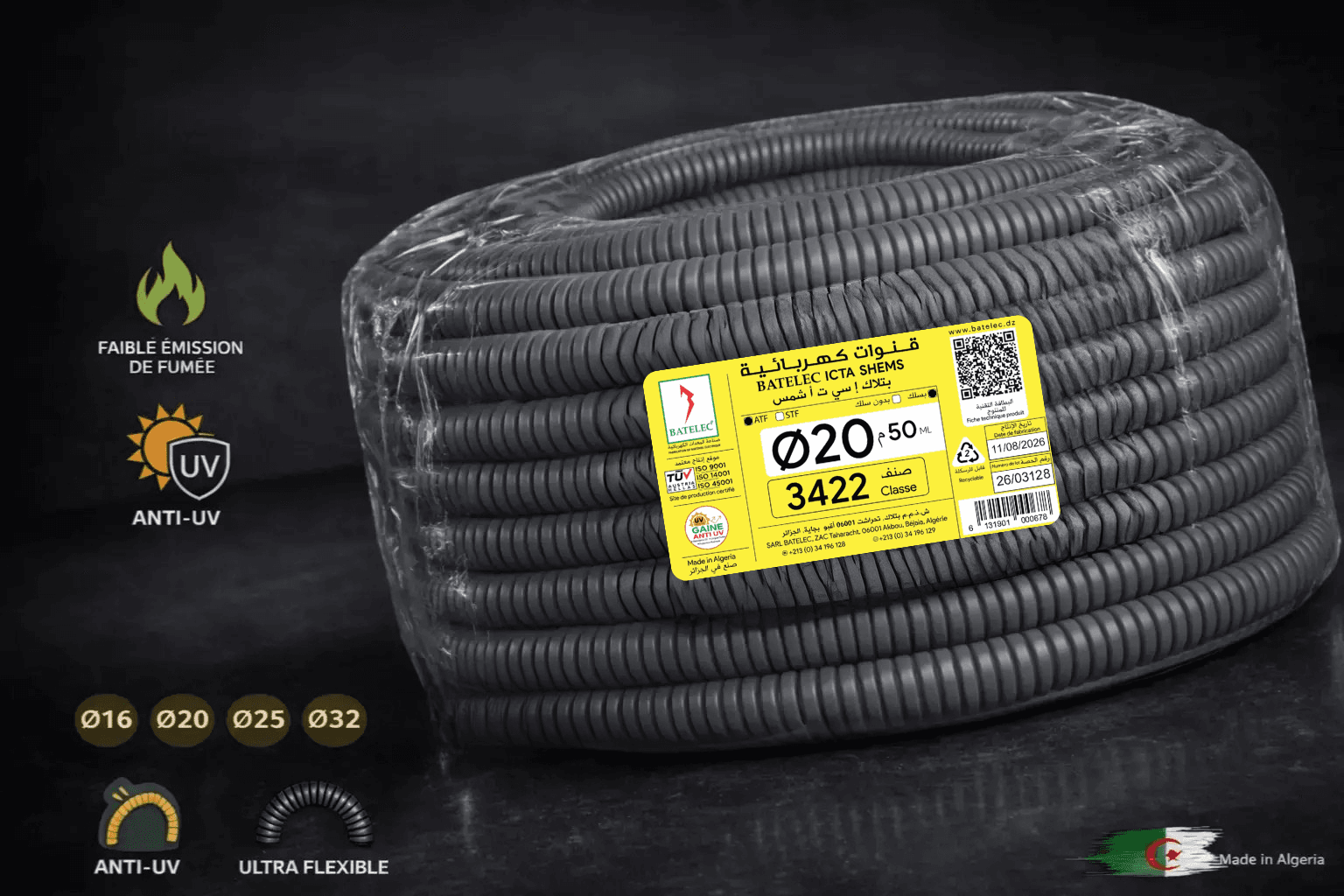 Conduits annelés ICTA 3422 SHEMS 2