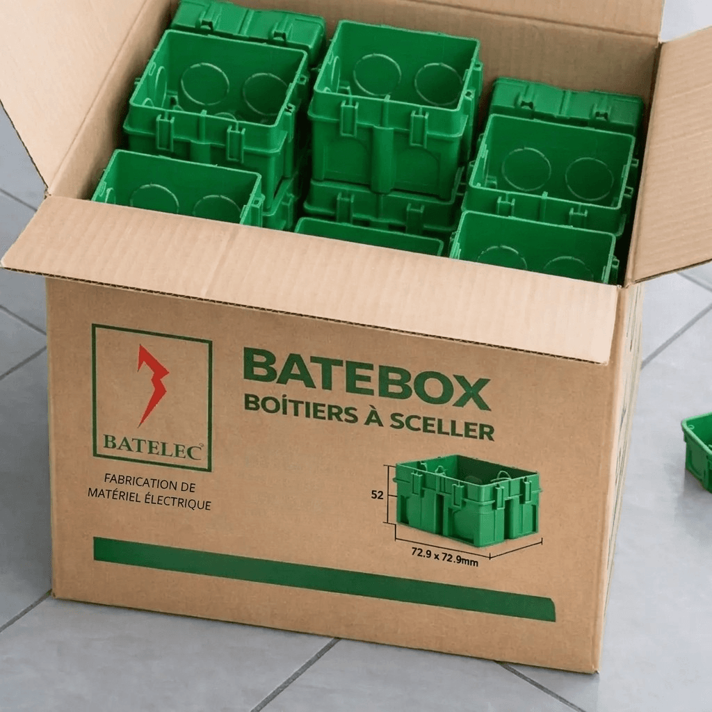 Boitier à sceller pour appareillage à vis